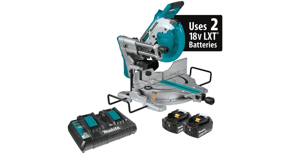 2020 Makita 18V X2 LXT® (36V) Brushless 10" Dual-Bevel Sliding Compound Miter Saw Kit (XSL06PT)