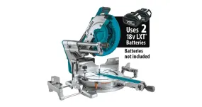 2020 Makita 18V X2 LXT® (36V) Brushless 12" Dual-Bevel Sliding Cmpd Miter Saw, AWS™ Capable (XSL08Z)