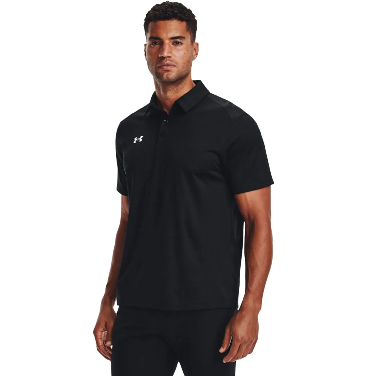 48-Hour Under Armour Men's Black Tech Team Polo