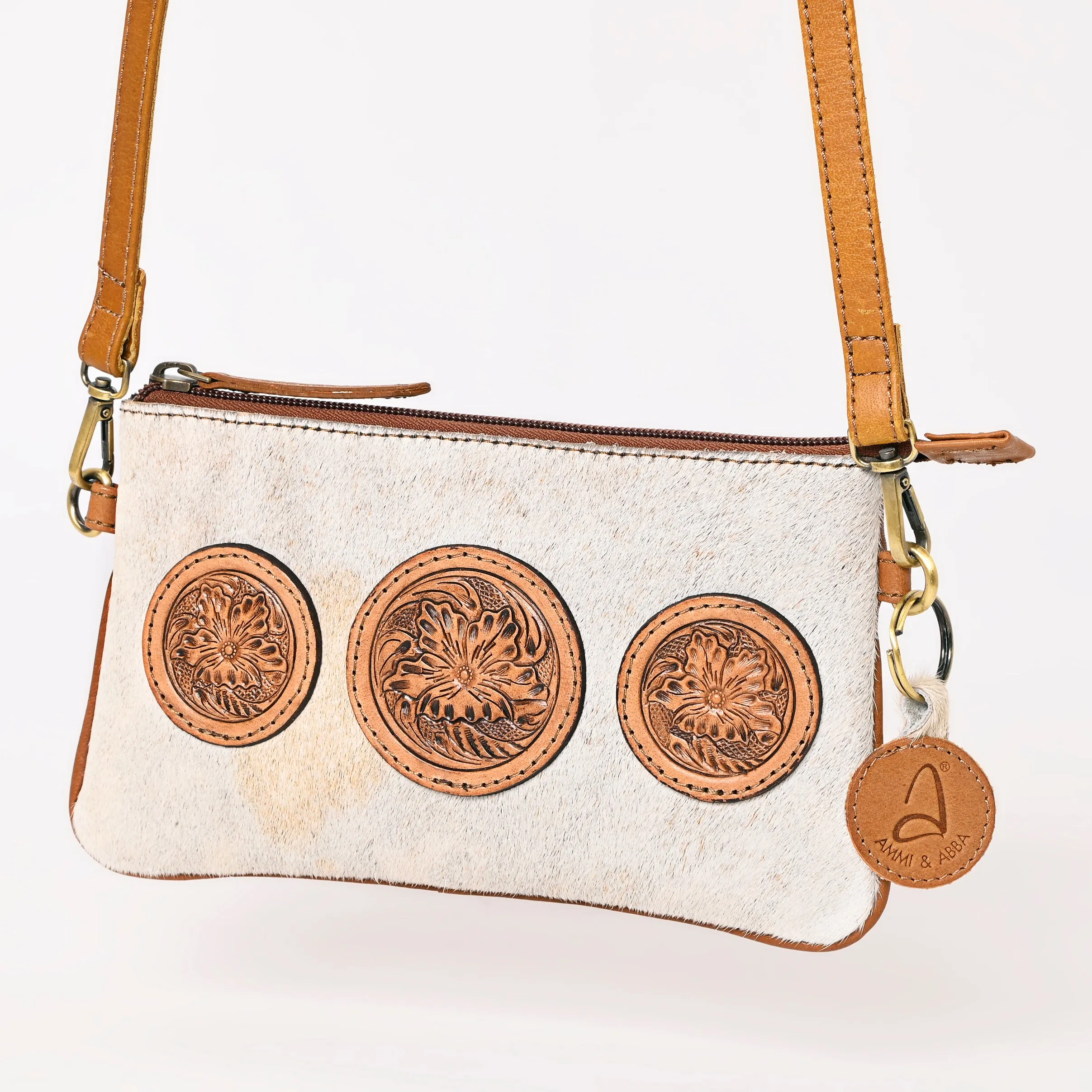 A&A-989  Montana West Hair-On Cowhide Collection Clutch/Crossbody