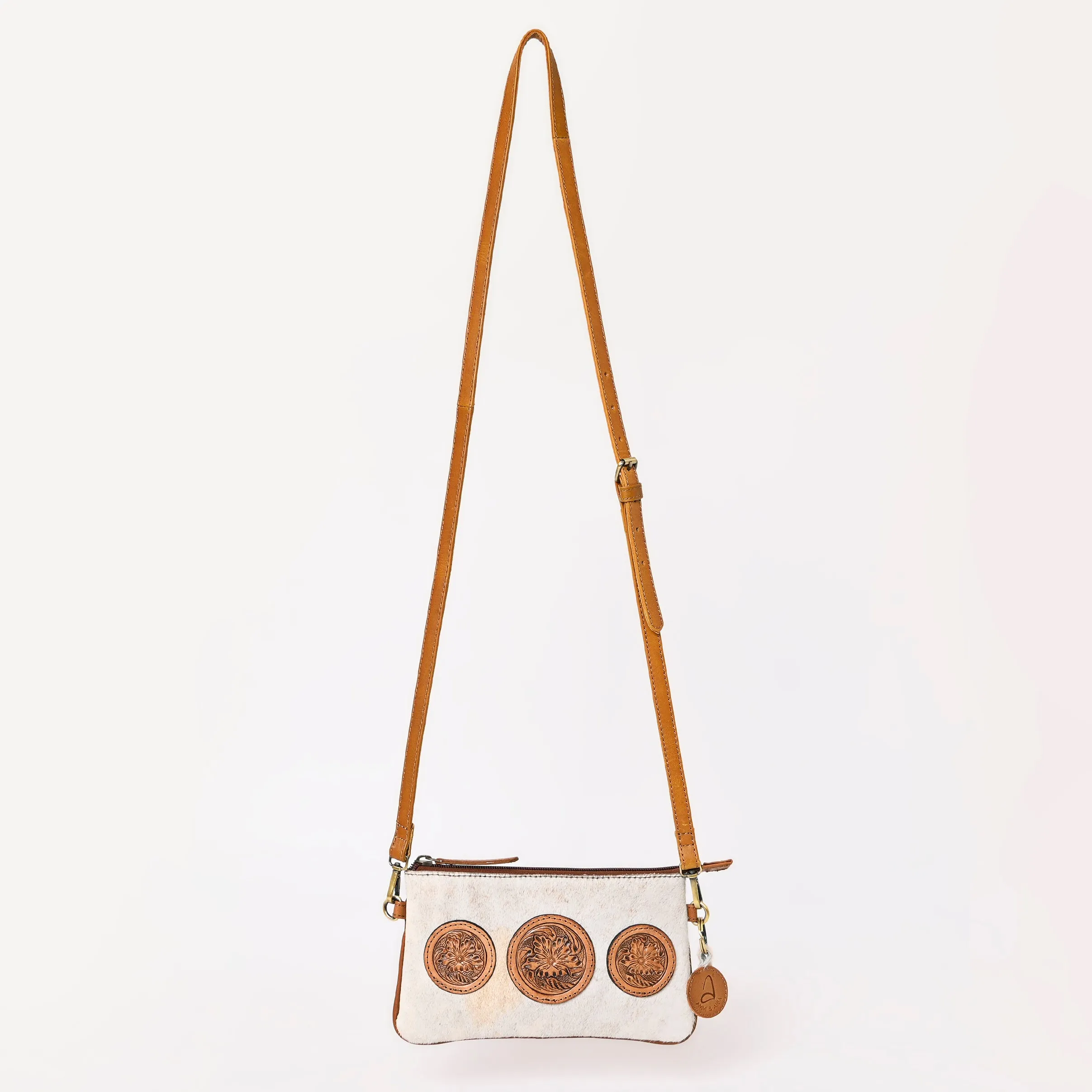 A&A-989  Montana West Hair-On Cowhide Collection Clutch/Crossbody