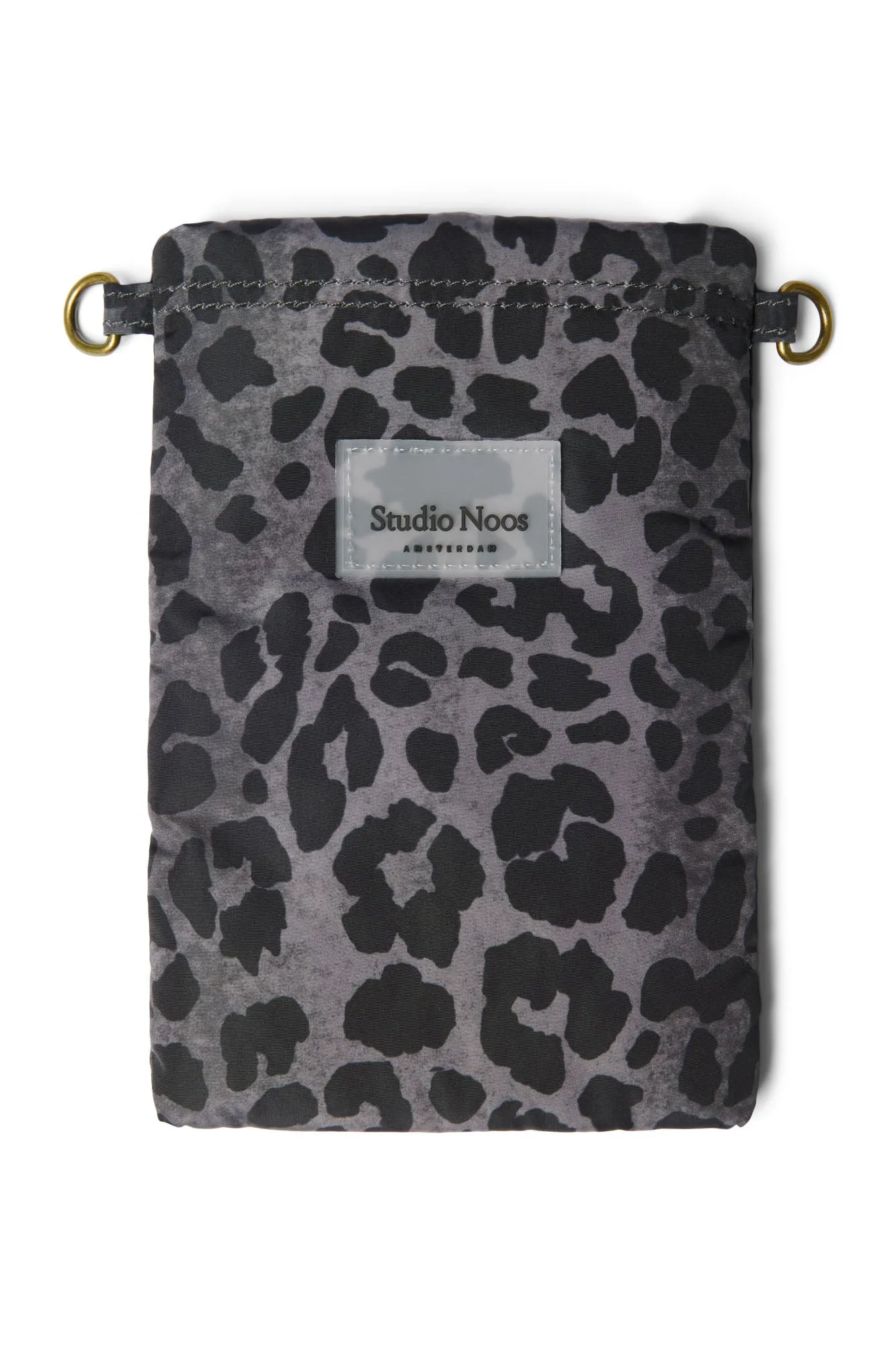 Antra Leopard Puffy Phone Bag