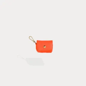 Avery AirPods Clip-On Pouch  - Neon Orange/Gold