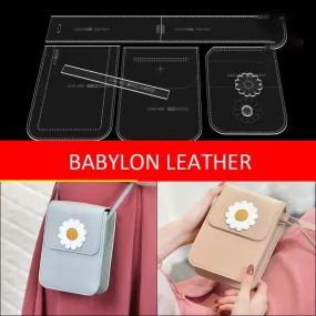 BABYLON™ Cute Phone Bag Leather Project Pattern AAB-460