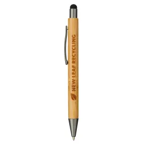 Bamboo Quick-Dry Gel Ballpoint Stylus