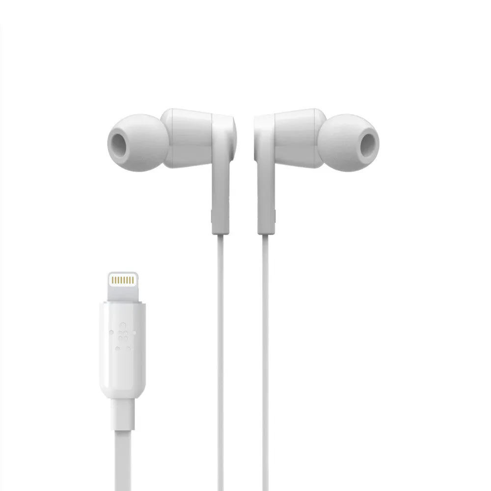 Belkin Rockstar Headphones Wired In-ear Calls/Music White