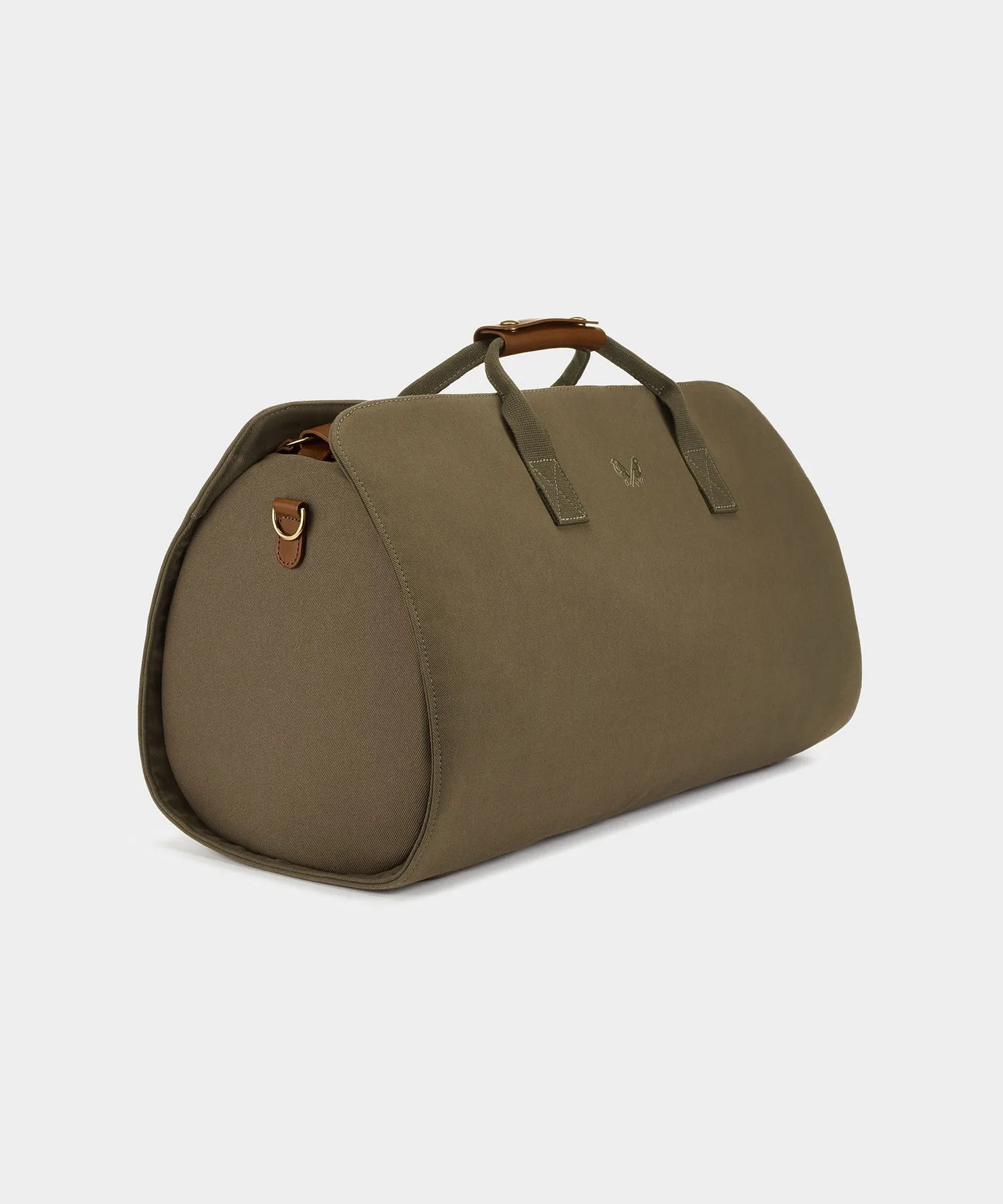 Bennett Winch Canvas Suit Carrier Holdall in Olive