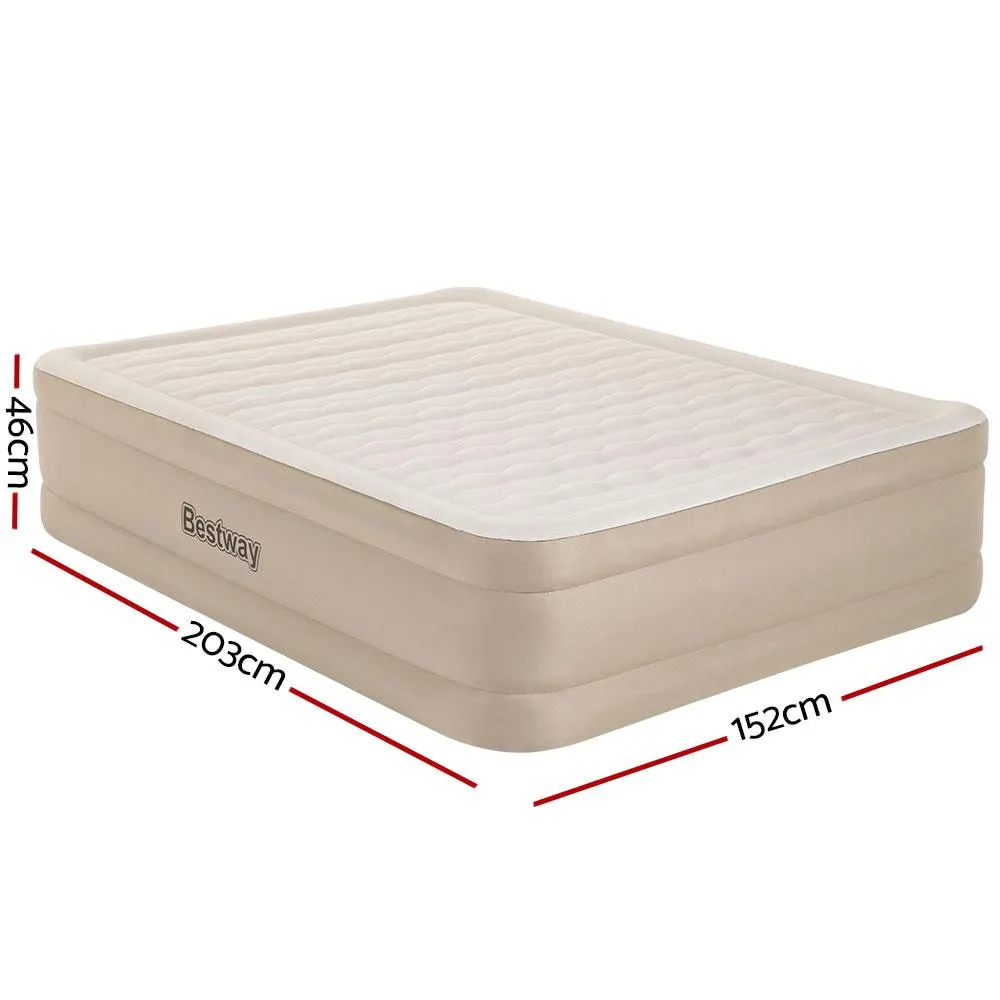 Bestway Air Bed Queen Size Mattress Camping Beds Inflatable Built-in