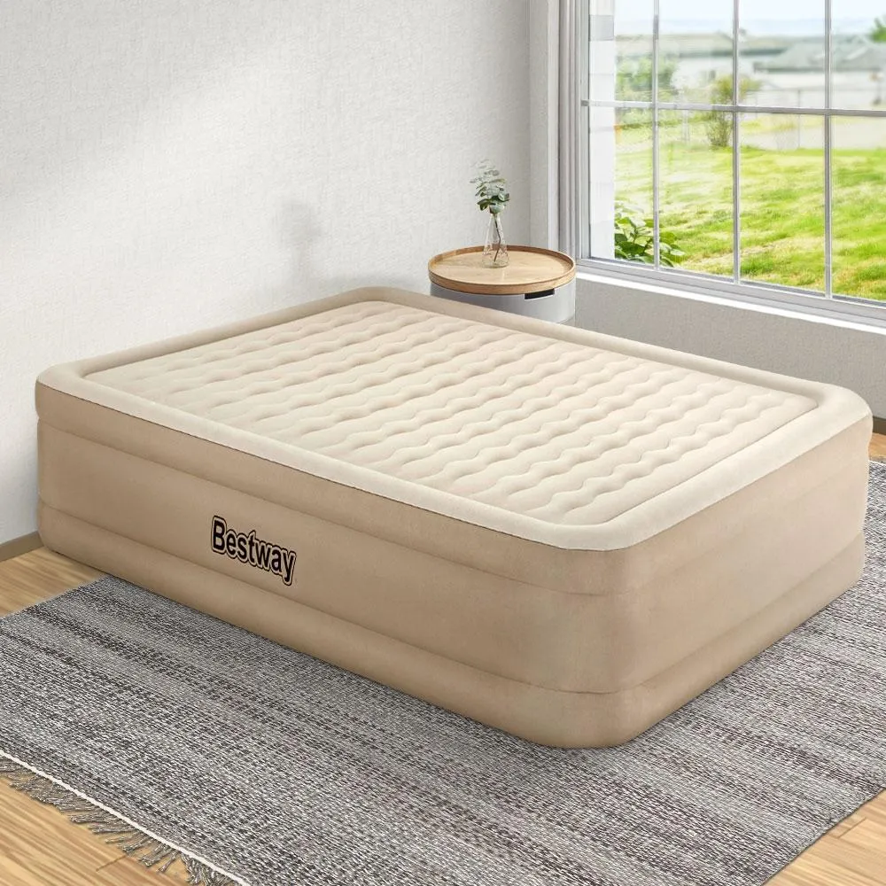 Bestway Air Bed Queen Size Mattress Camping Beds Inflatable Built-in