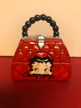 Betty Boop Handbag Salt and Pepper Set       Retired   Hard to find