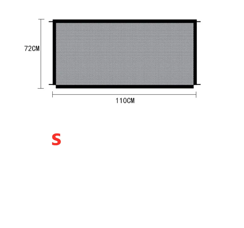 Black Foldable Protection Pet Safety Gate