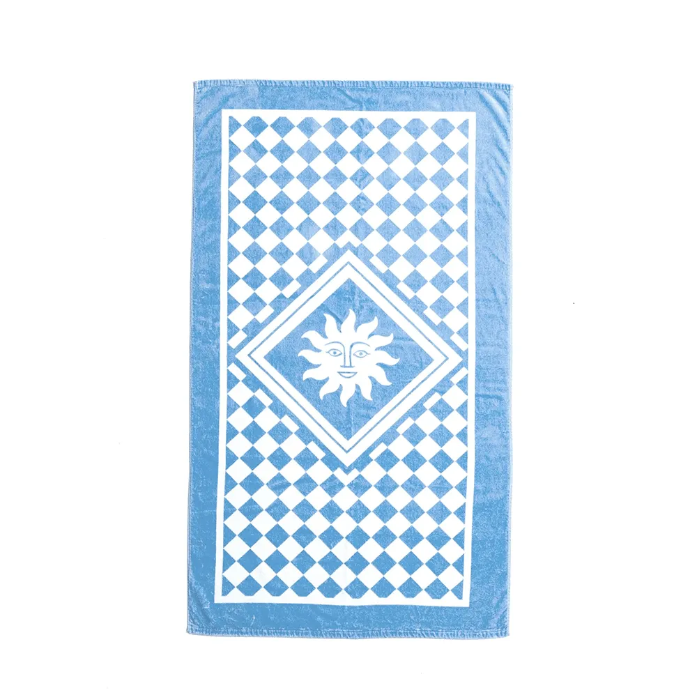 Blue Sol Beach Towel