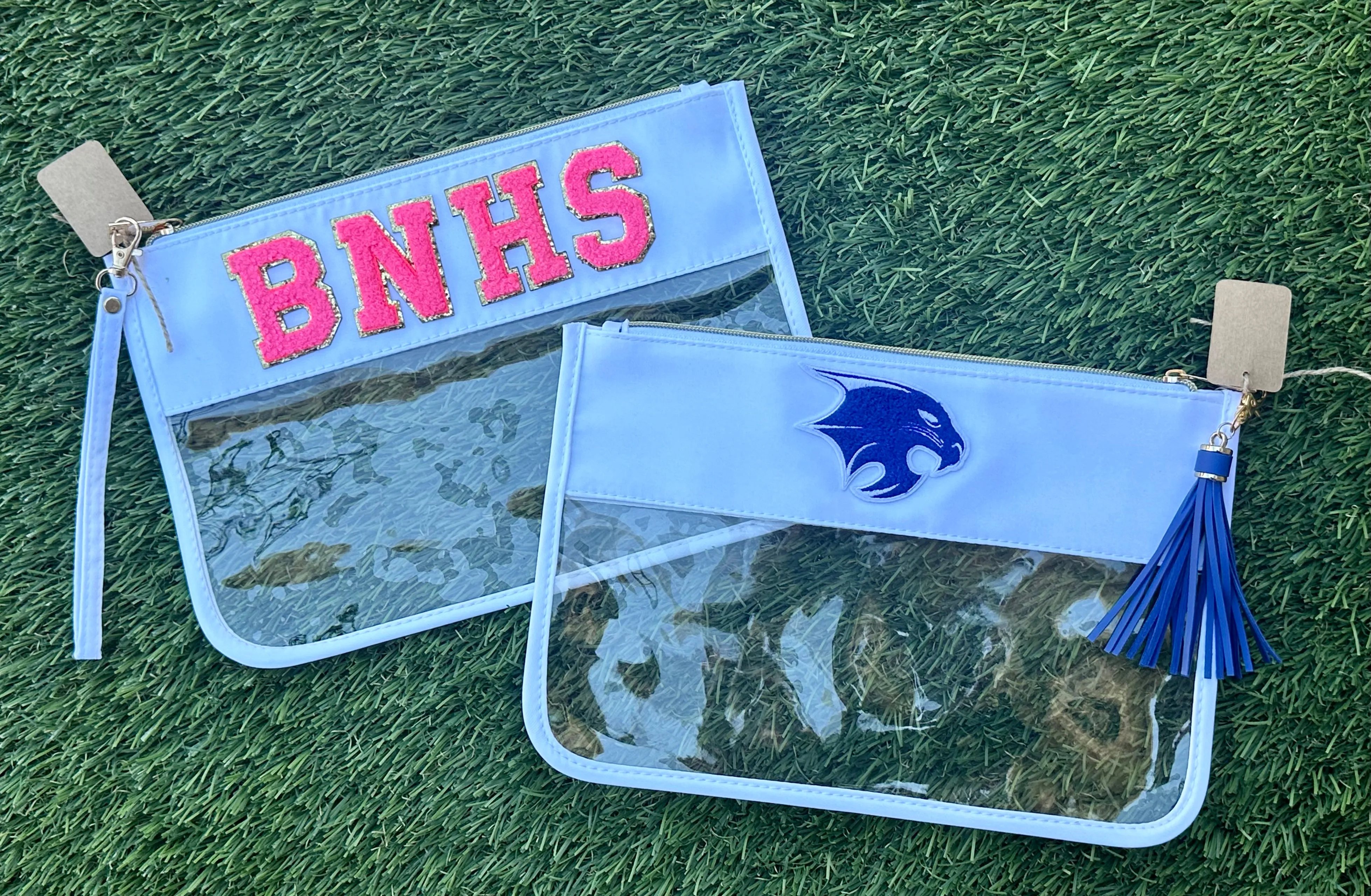 BNHS Bobcat Clear Pouch Bags