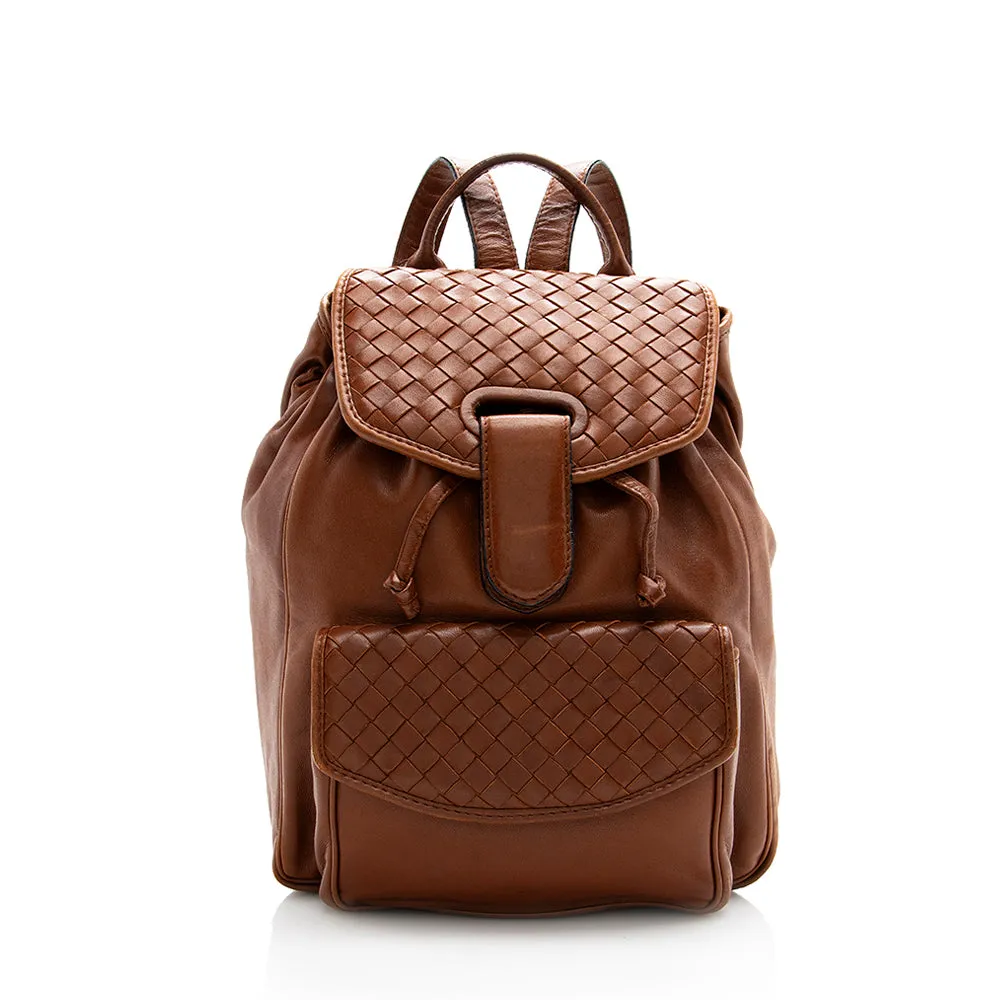 Bottega Veneta Vintage Intrecciato Nappa Backpack (SHF-18566)