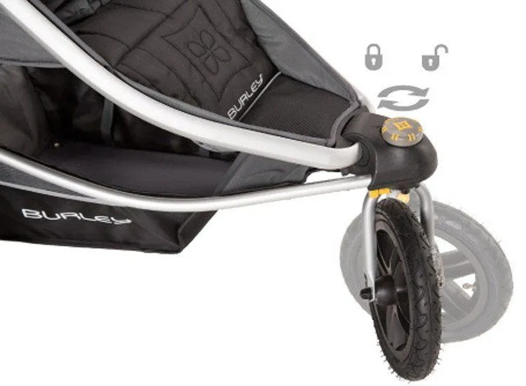 BURLEY SOLSTICE STROLLER JOGGER, BUGGY, PUSHCHAIR GREEN   SUSPENSION RRP £399.99