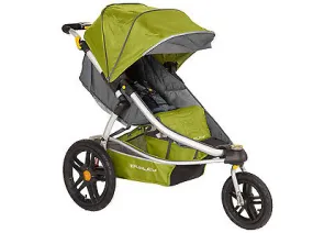 BURLEY SOLSTICE STROLLER JOGGER, BUGGY, PUSHCHAIR GREEN   SUSPENSION RRP £399.99