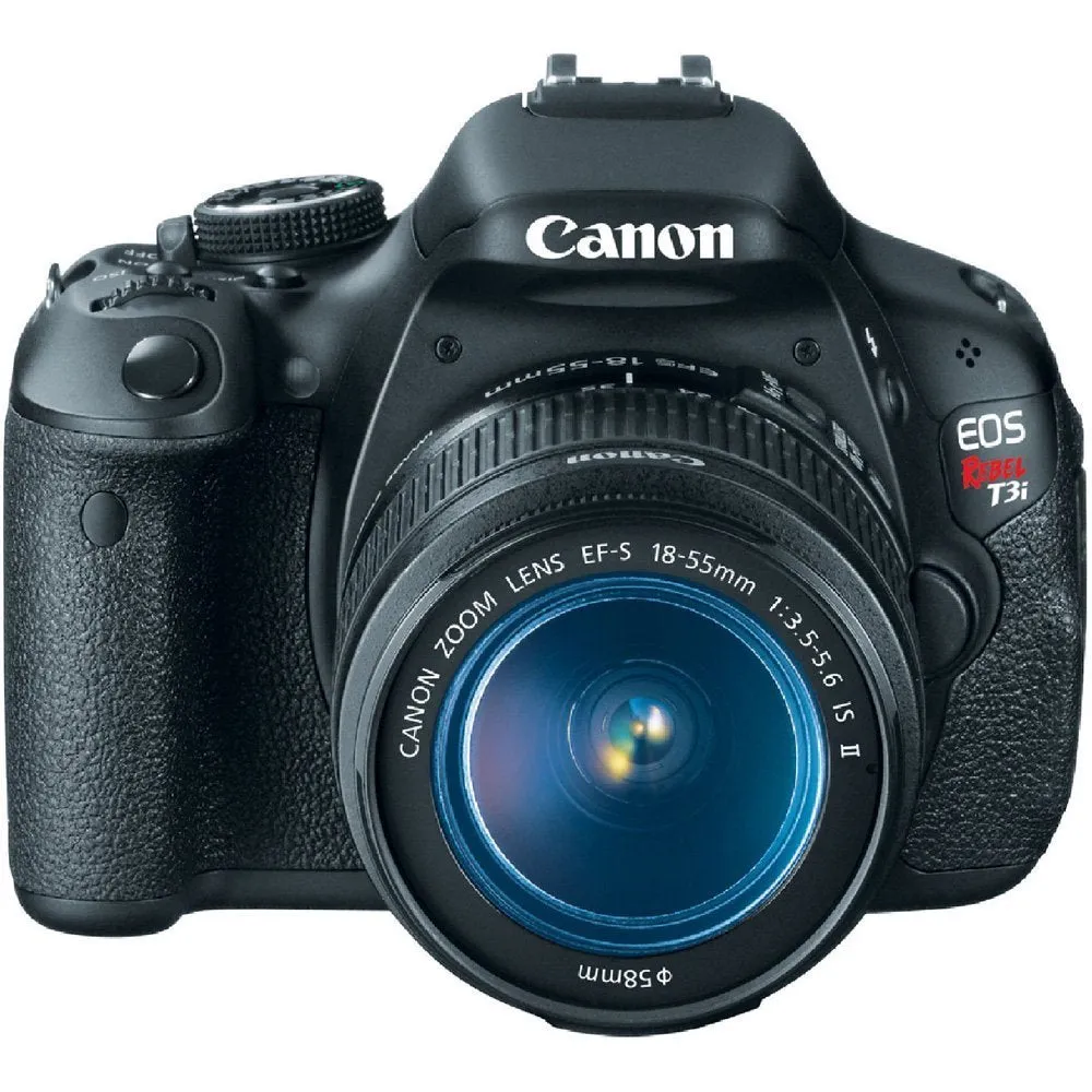 Canon EOS Rebel T3i DSLR Camera with EF-S 18-55mm Lens