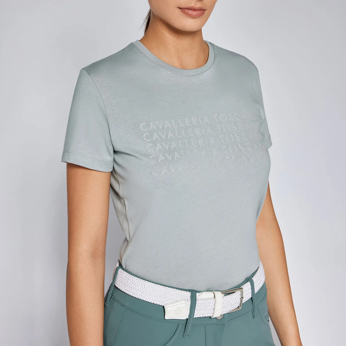 Cavalleria Toscana Break Off T-Shirt - Light Grey