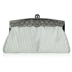 Cece Satin Clutch Handbag