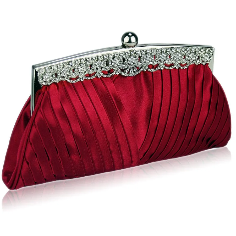 Cece Satin Clutch Handbag