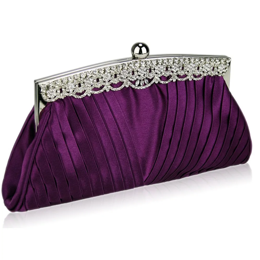 Cece Satin Clutch Handbag