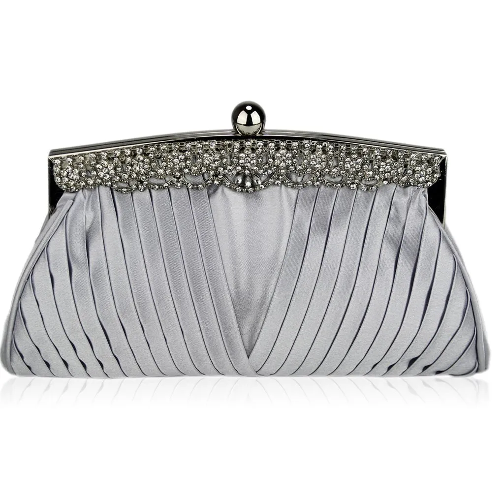 Cece Satin Clutch Handbag