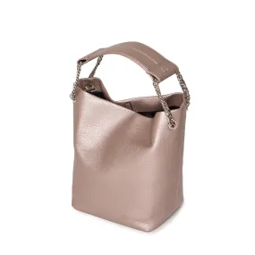 Champagne Leia Bucket Bag