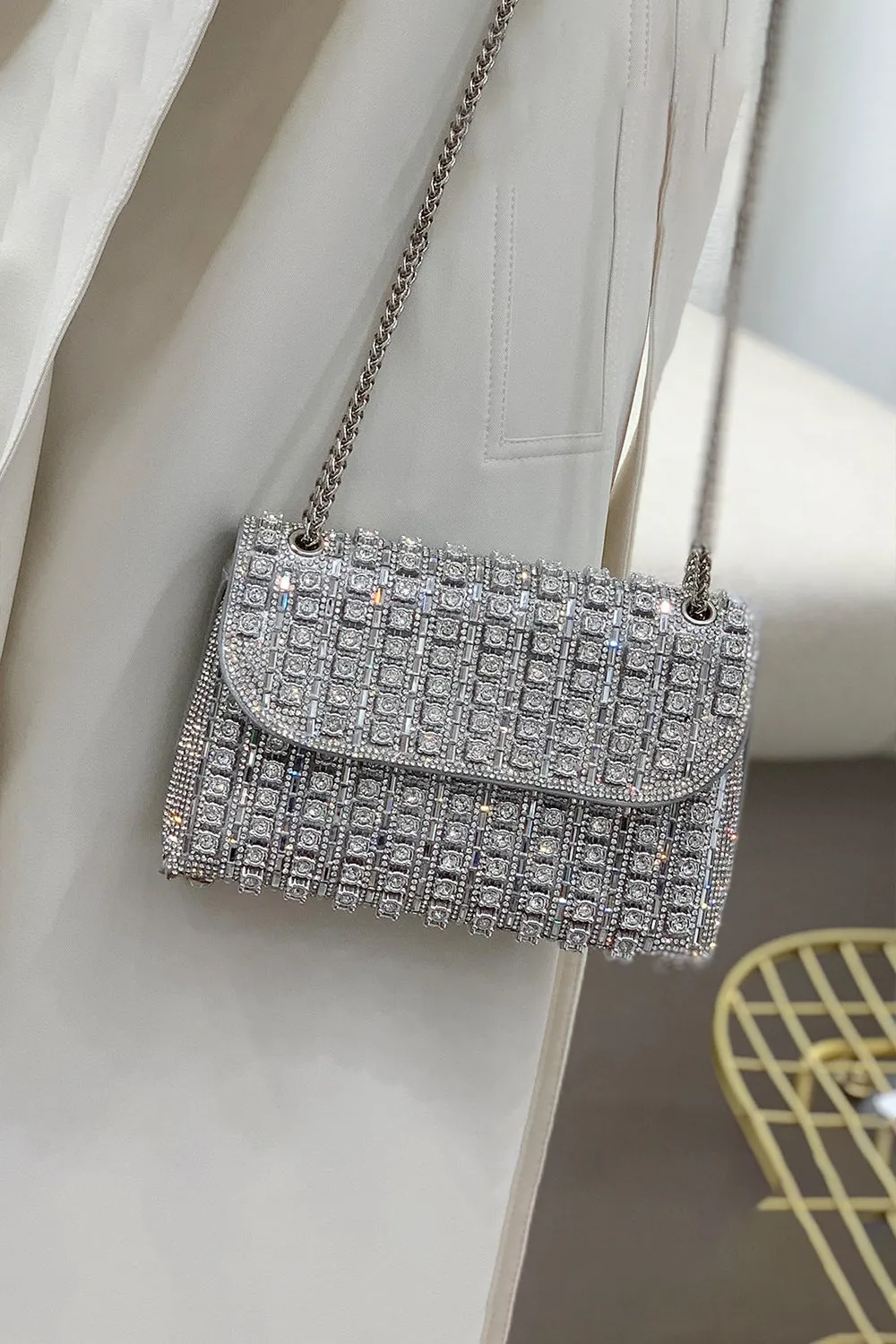 Chantal Diamond Clutch Bag