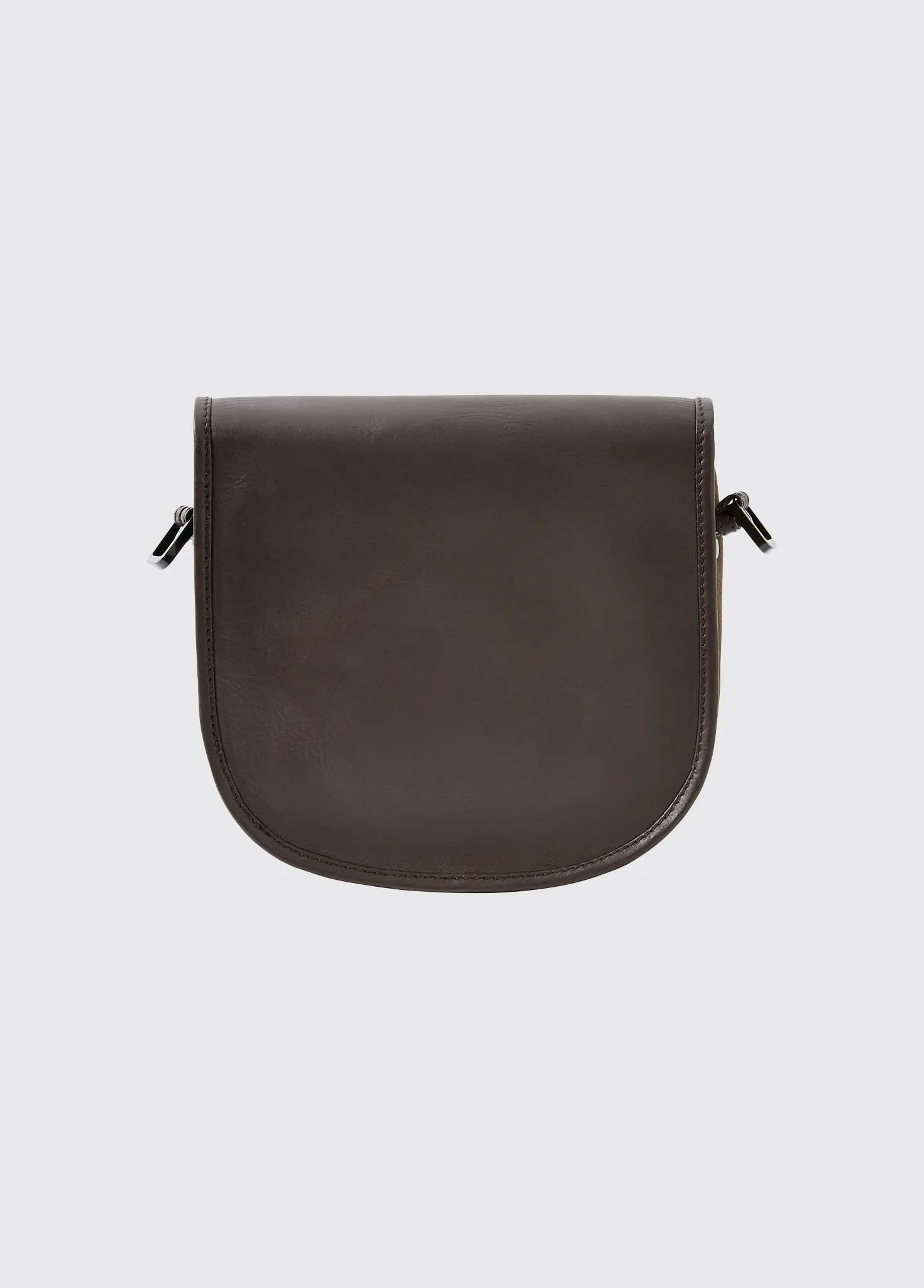 Clara Ladies Leather Saddle bag - Walnut