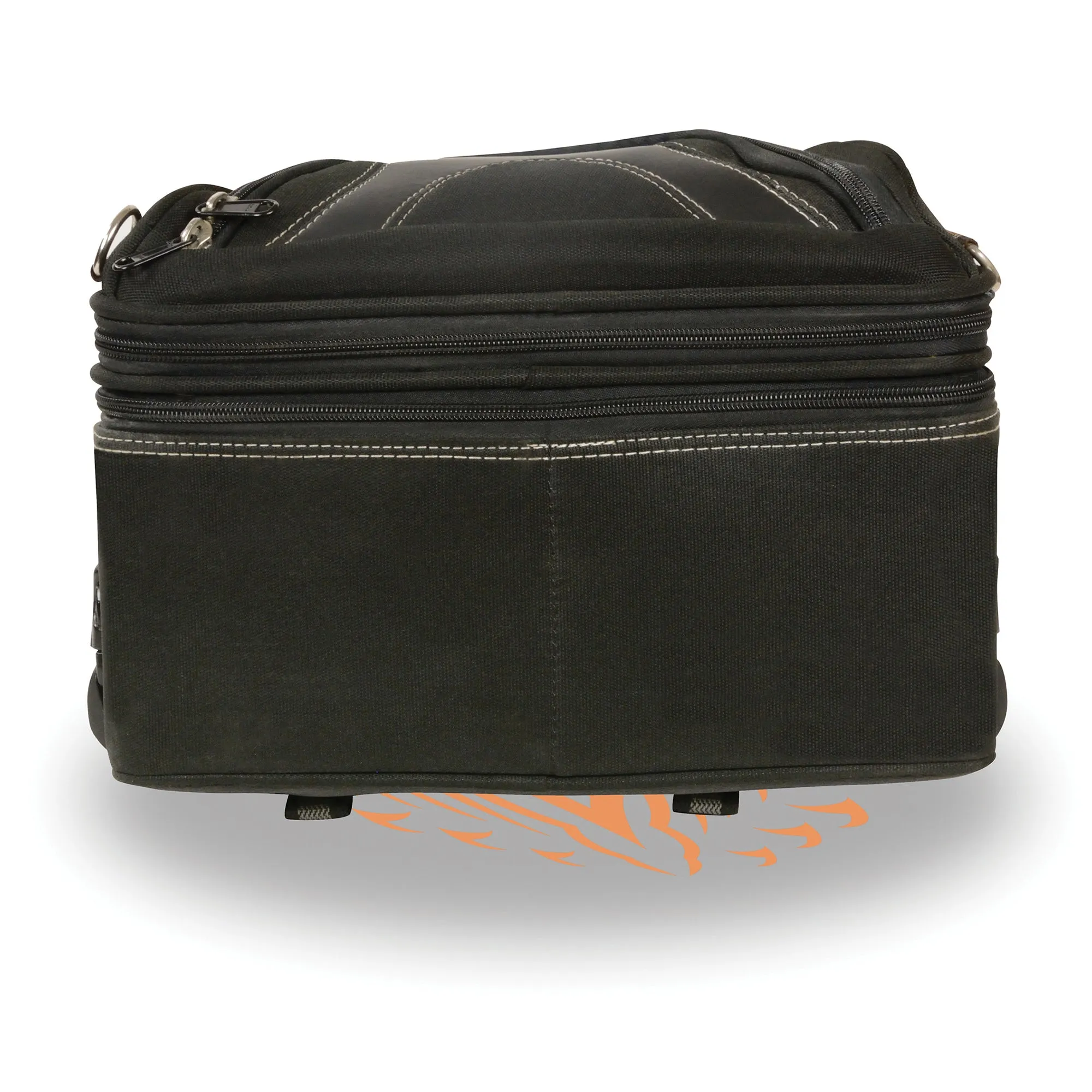 Combination PVC & Textile Rear Rack Bag (12X9X7)