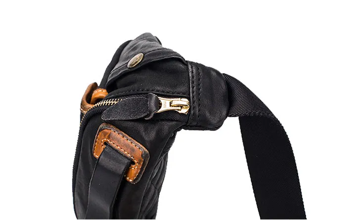 Cool Ladies Leather Chest Sling Bag Waist Bag For Women