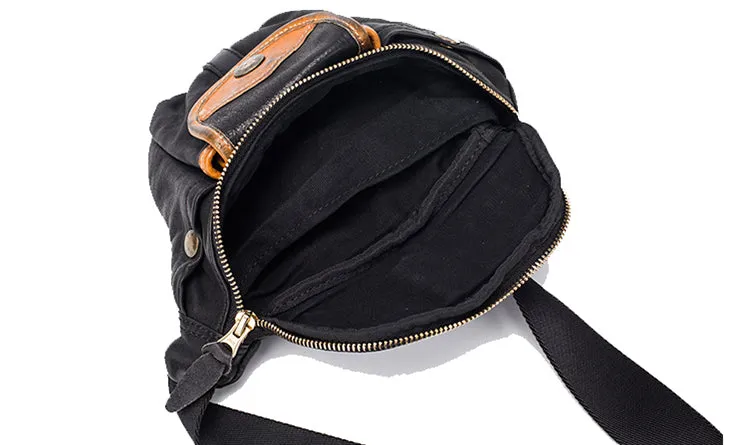 Cool Ladies Leather Chest Sling Bag Waist Bag For Women