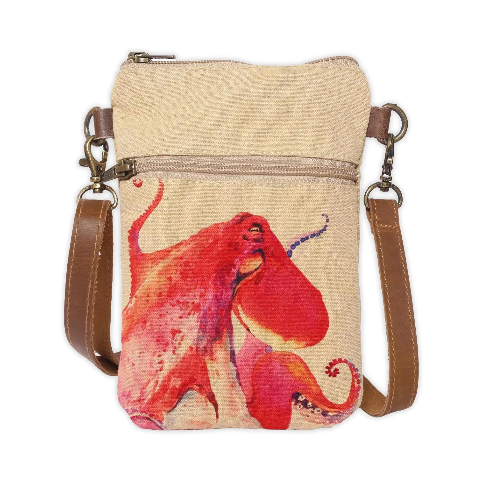 Cott N Curls "Octopus" Cell Phone Sling Bag