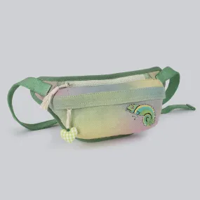 Cotton Waist Bag For Kids | Pink & Green