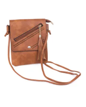 Cross Body Bag B5715-2 CARAMEL