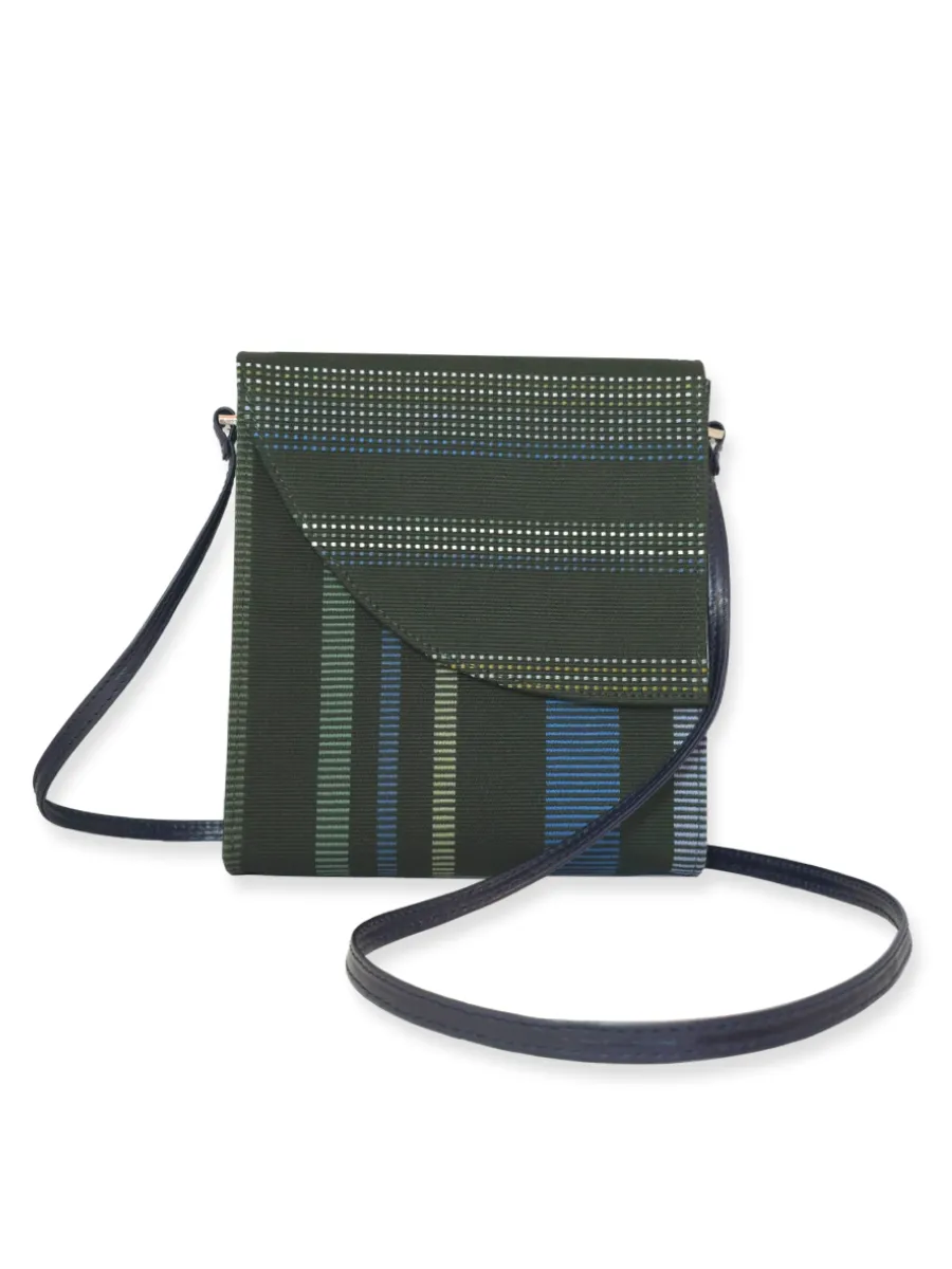 Curva Crossbody Handbag - Greens Blue 1