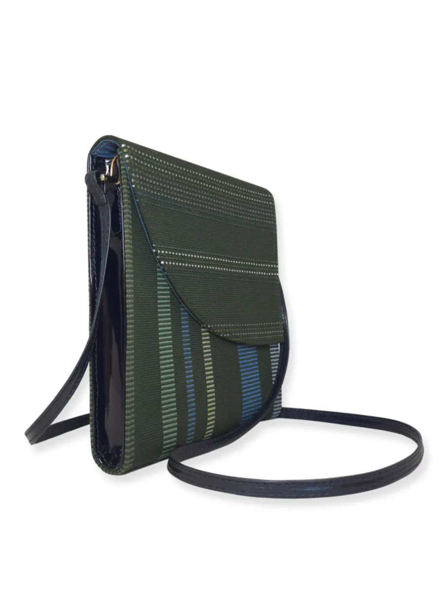 Curva Crossbody Handbag - Greens Blue 1