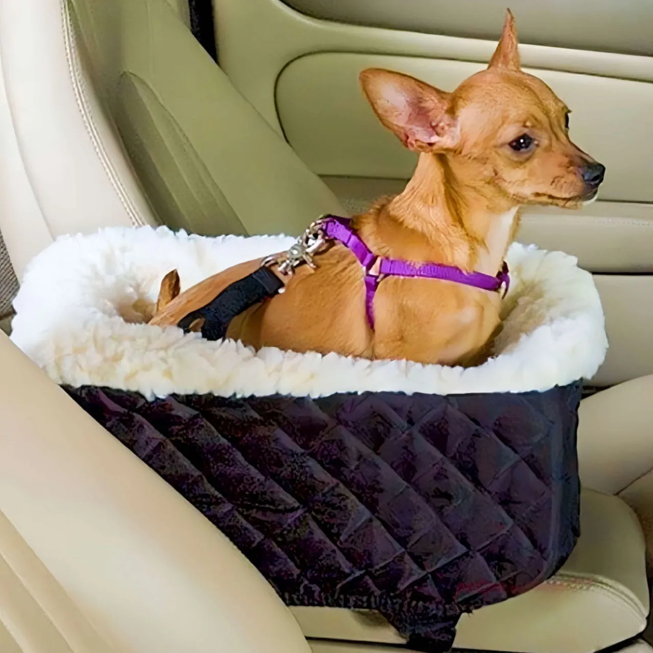 Dog Car Seat Basket Seat