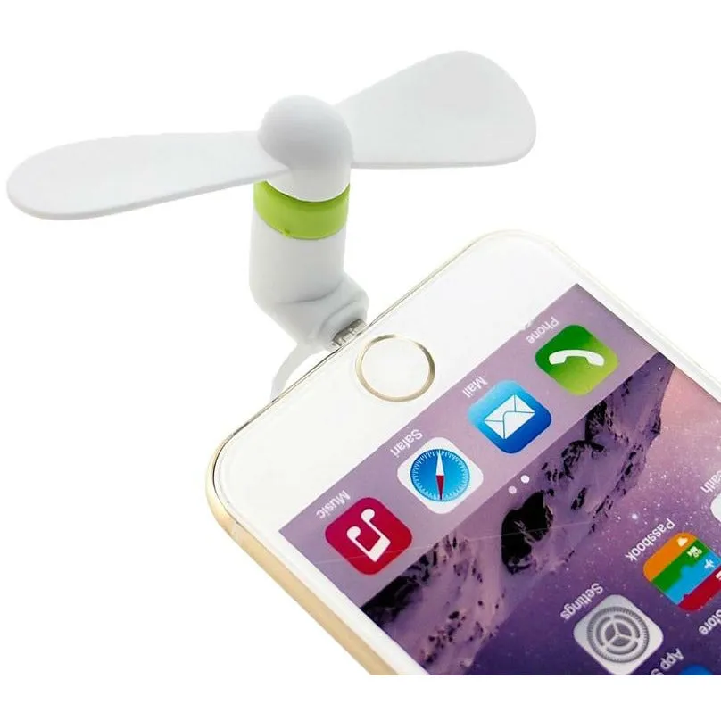 Dual Adapter Smartphone Fan - Bowl