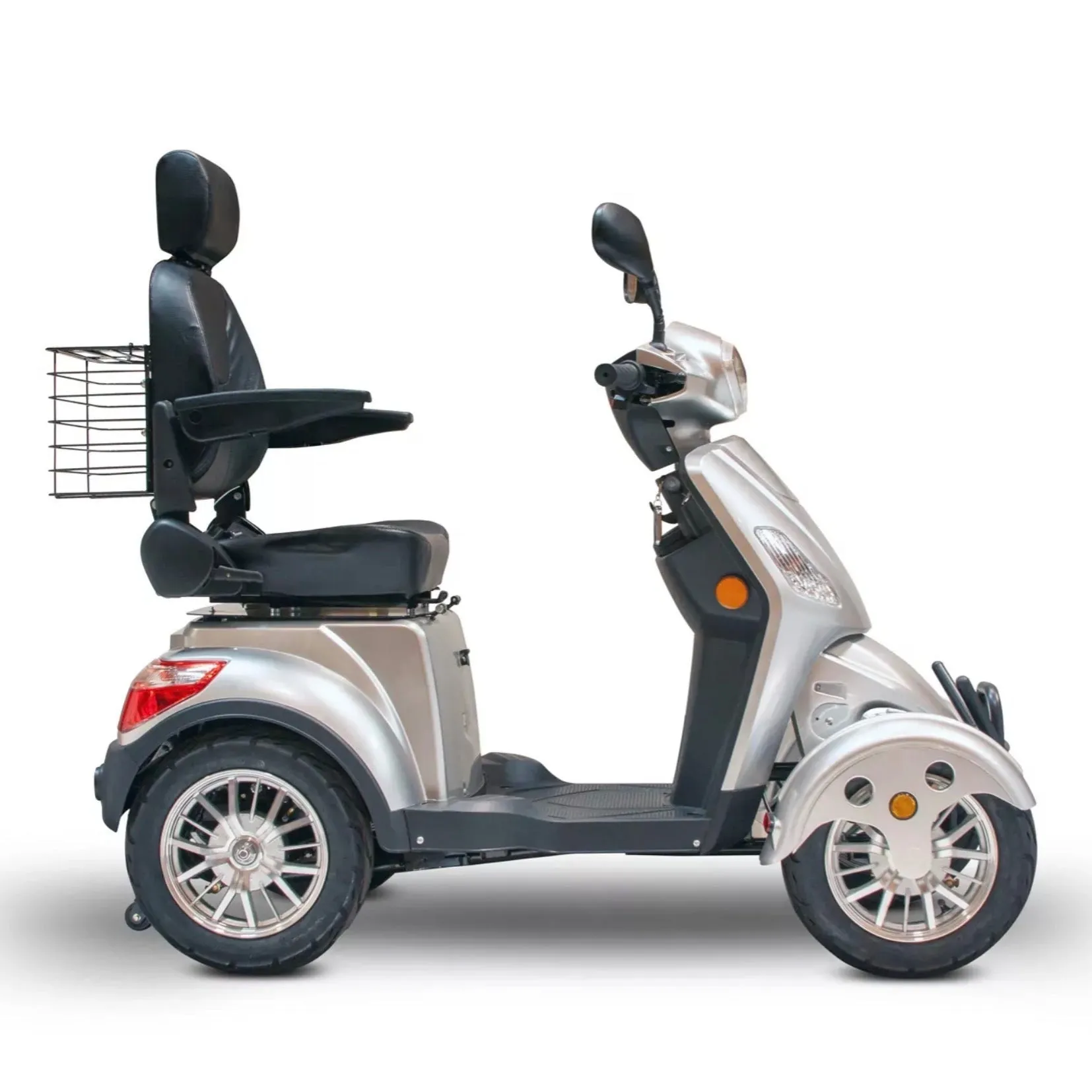 EW-46| 4 Wheel Highly-Anticipated Electromagnetic brakes Mobility Scooter