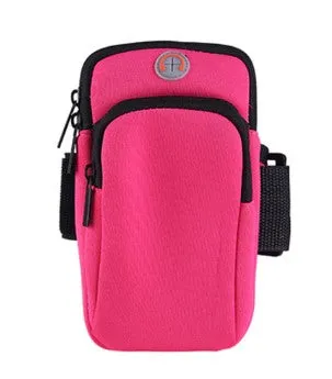 Fresh Accessories Waterproof Sports Arm Band -  Hot Pink