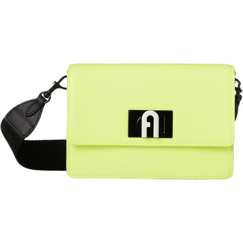 Furla 1927 Soft Mini Crossbody 20 - Giallo Fluorescente   Nero