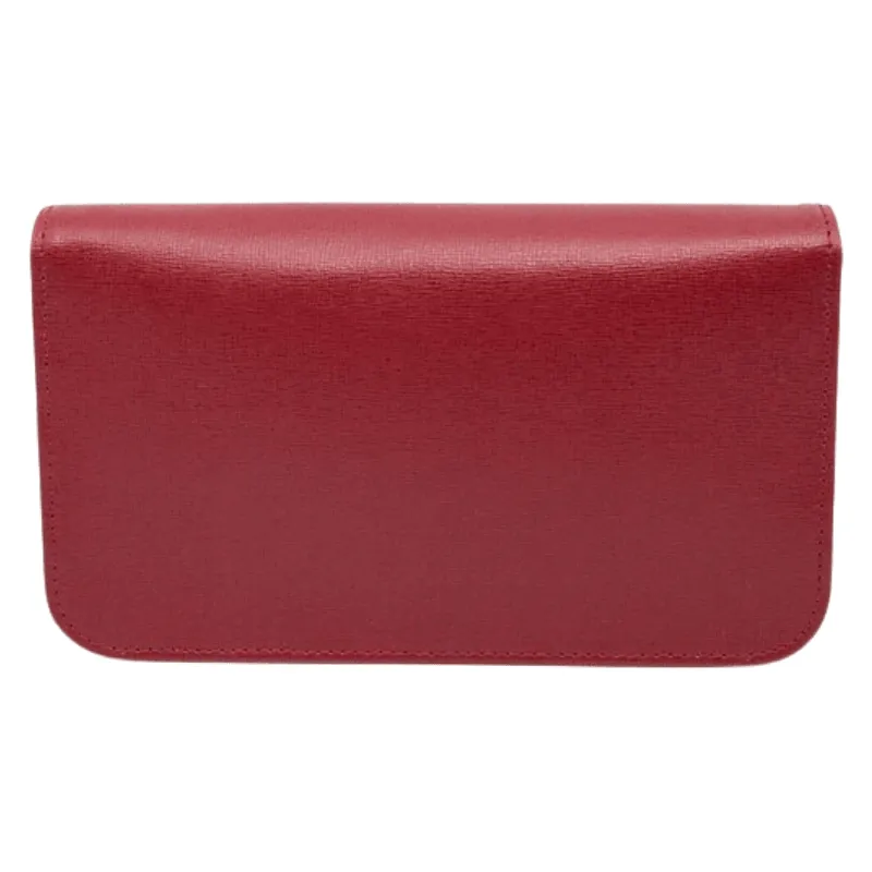 Furla Bella XL Crossbody Bag - Saffiano Red