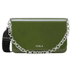 Furla Splendida Small Shoulder Bag - Edera   Nero