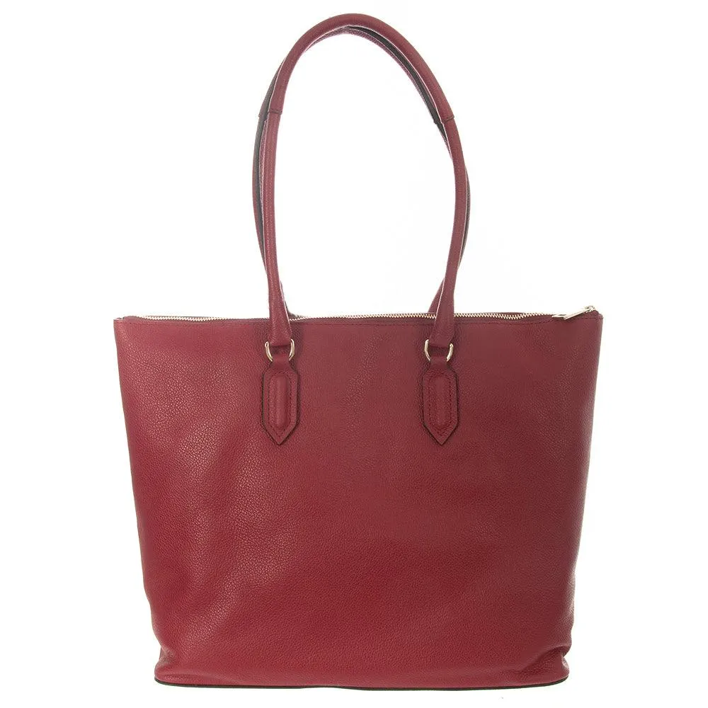 Furla Women's Classic Medium Pin Tote Bag - Ciliegia D Red