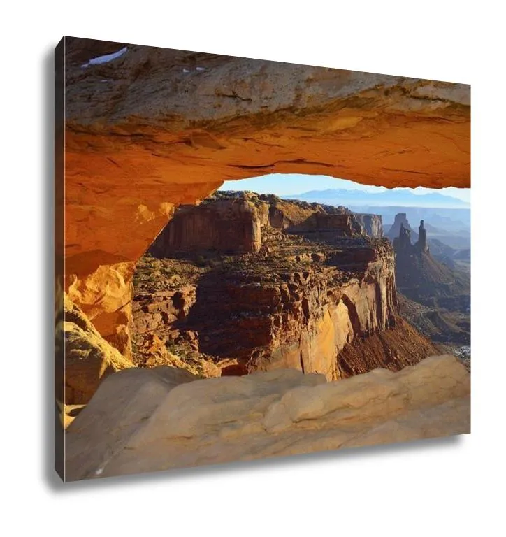 Gallery Wrapped Canvas, Mesarch In Canyonlands National Park Utah In Winter