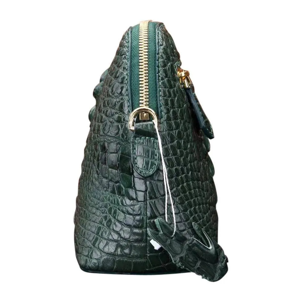 Genuine Crocodile Mademoiselle  Chain Shoulder Bag