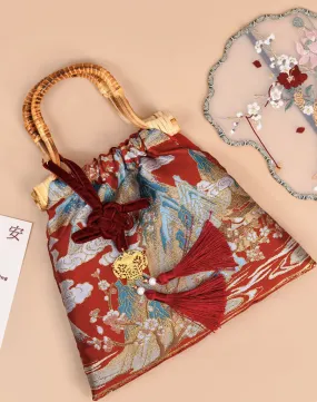 Handbag for Hanfu & Cheongsam - Scarlet Mountains