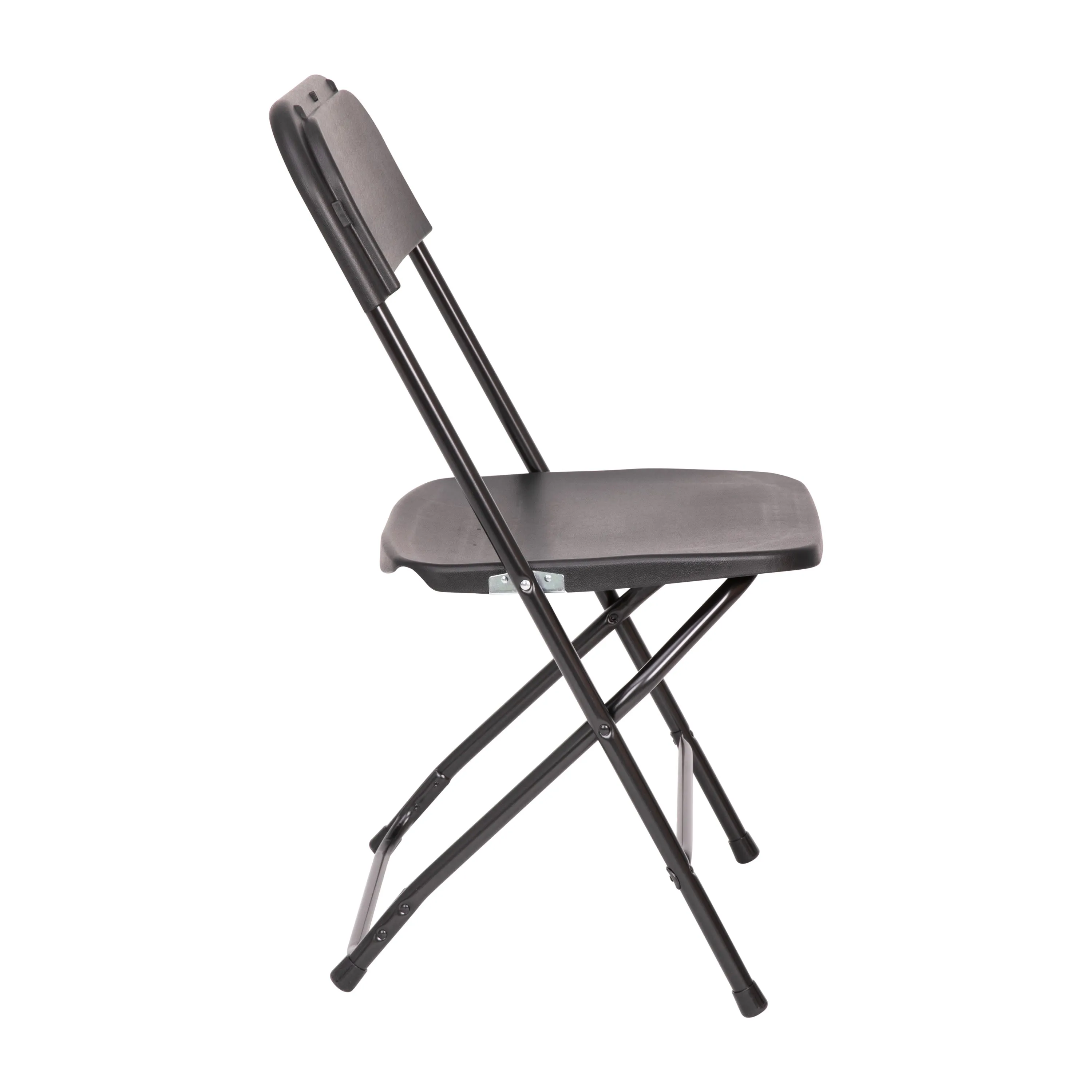 Hercules Big and Tall Commercial Folding Chair - Extra Wide 650LB. Capacity - Durable Plastic - 4-Pack