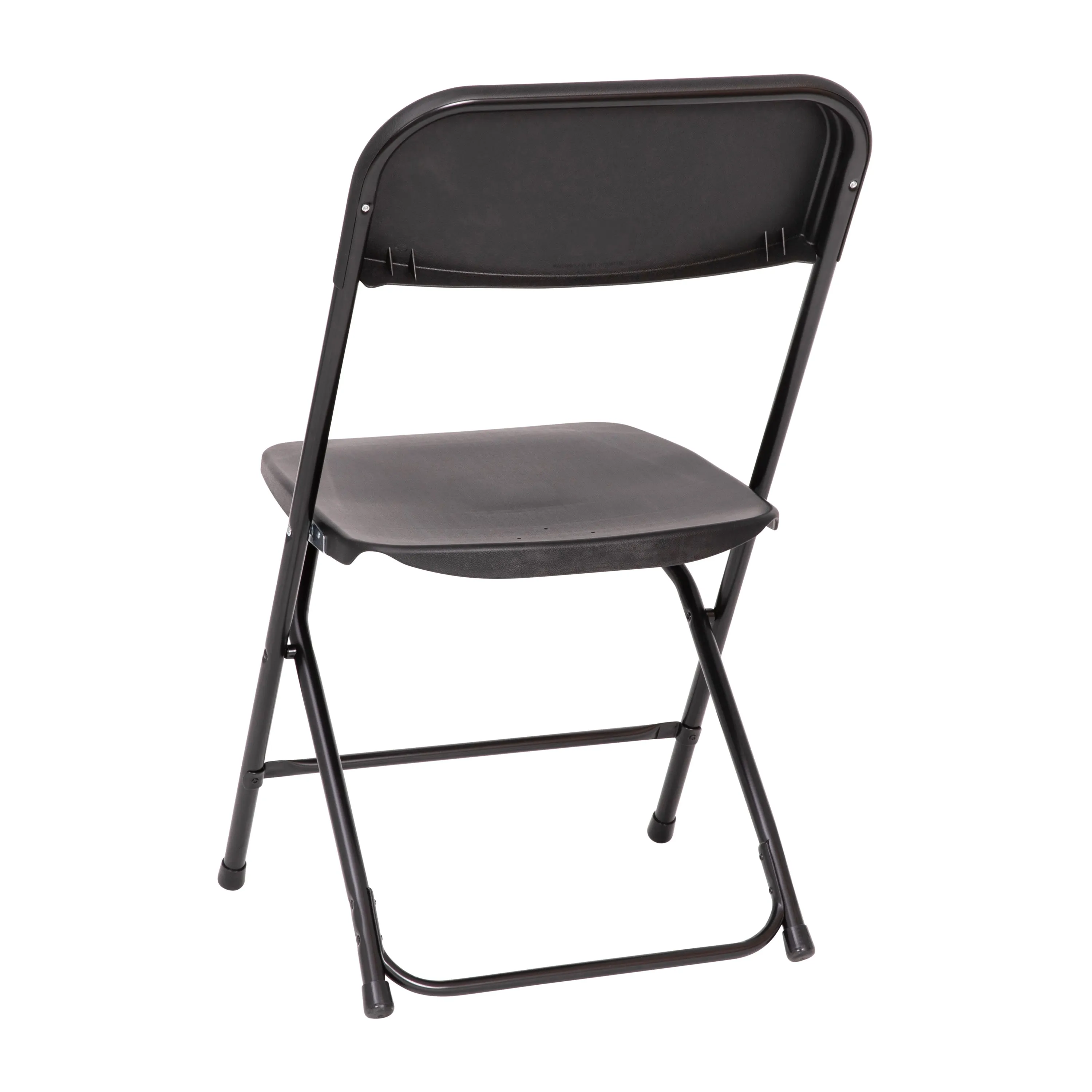 Hercules Big and Tall Commercial Folding Chair - Extra Wide 650LB. Capacity - Durable Plastic - 4-Pack